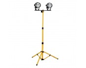 Twin Halogen Tripod Site Light 110v